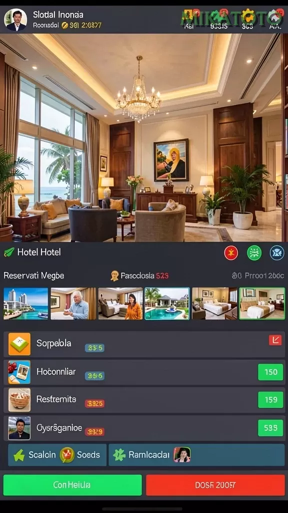Galeri pratinjau visual mikatoto build APK resmi terbaru