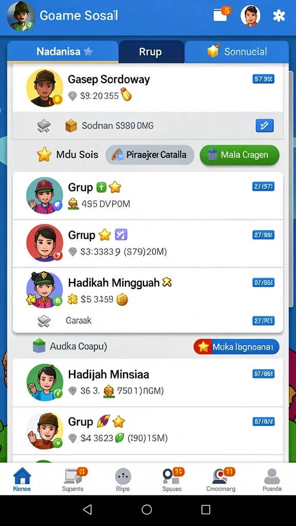 Galeri pratinjau visual mikatoto build APK resmi terbaru